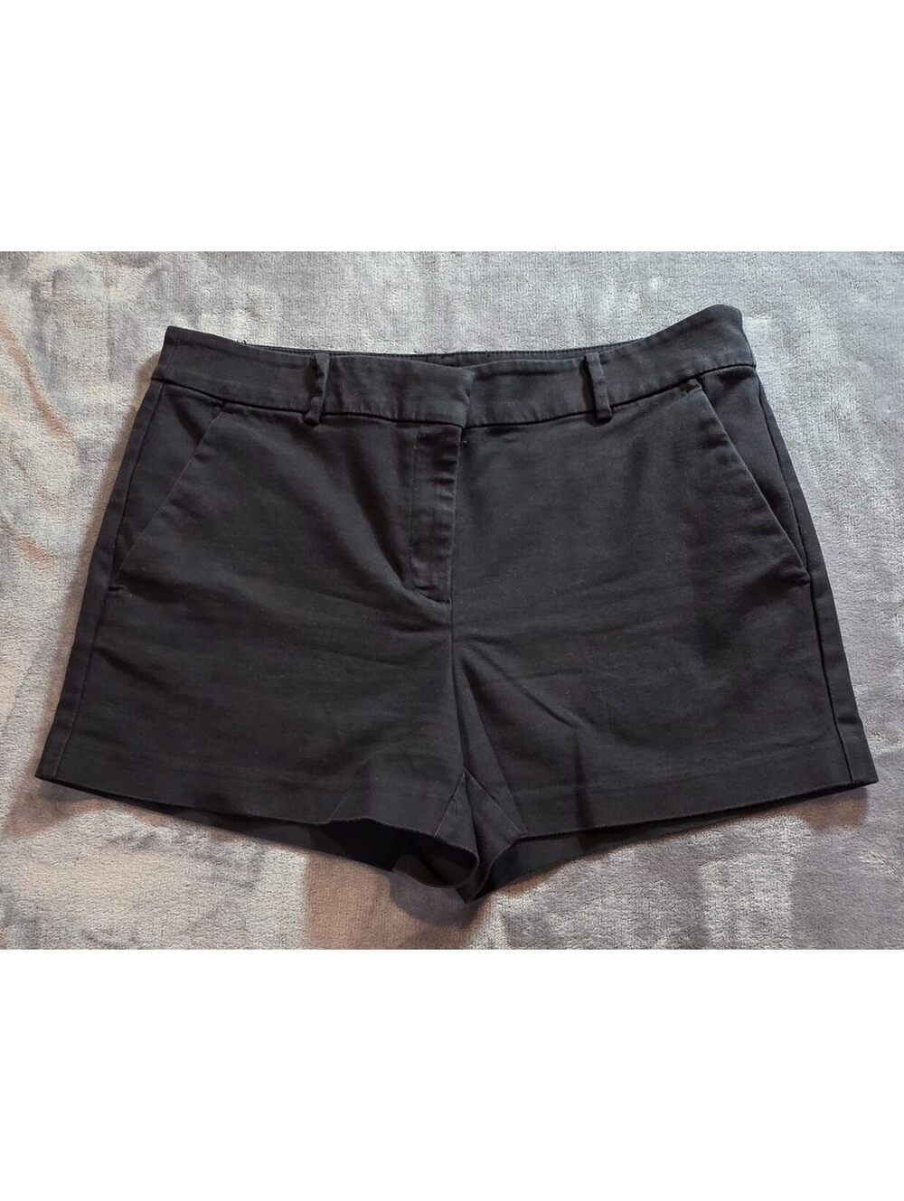 LOFT Women's Riviera Black Shorts Size 8 Cotton Blend